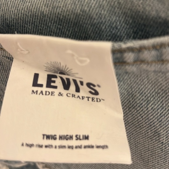 Levi’s made and crafted twig, high slim, ripped jeans - Picture 4 of 8